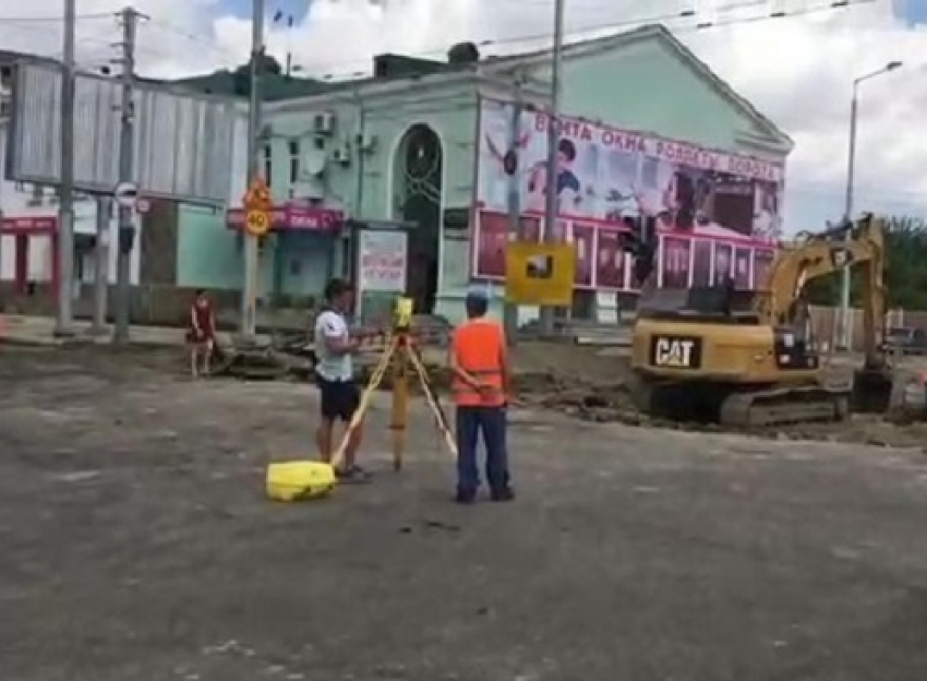 Ремонт в центре Краснодара стал неожиданностью для водителей