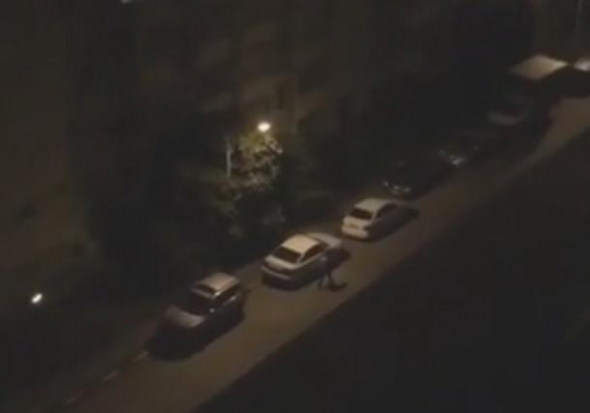 Пилят ветки ночью в спальном районе Краснодара