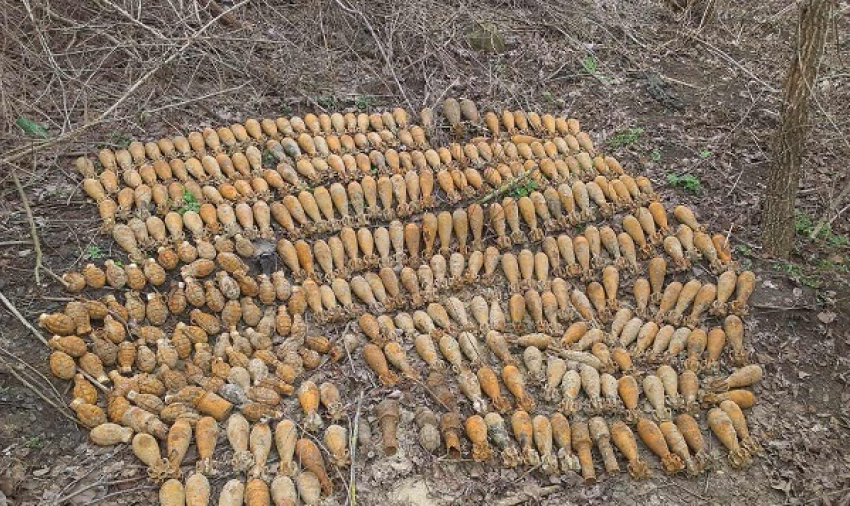 В Краснодарском крае «черные копатели» спрятали 333 снаряда