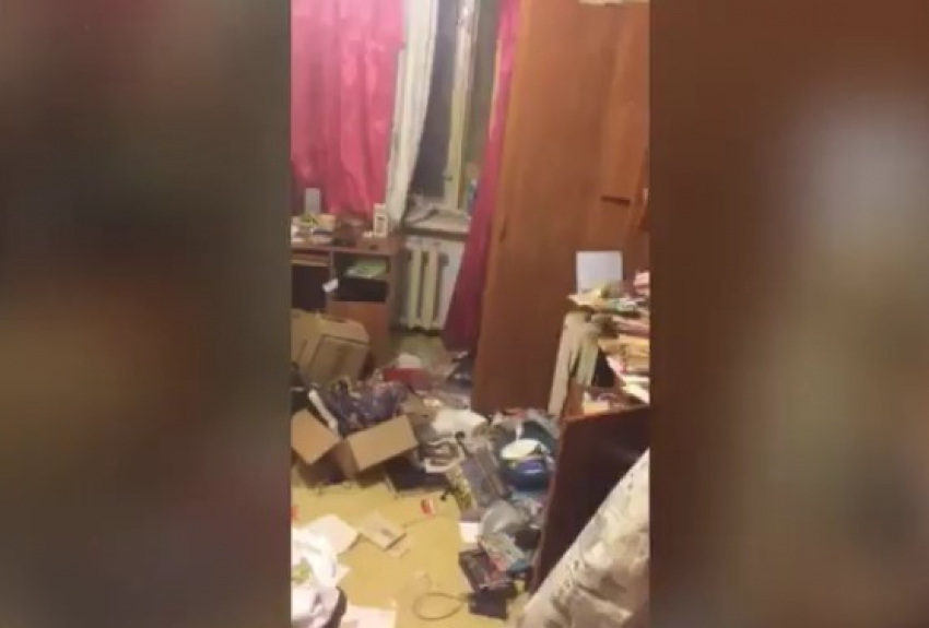 Опубликована видеозапись из комнаты, где жили краснодарские каннибалы