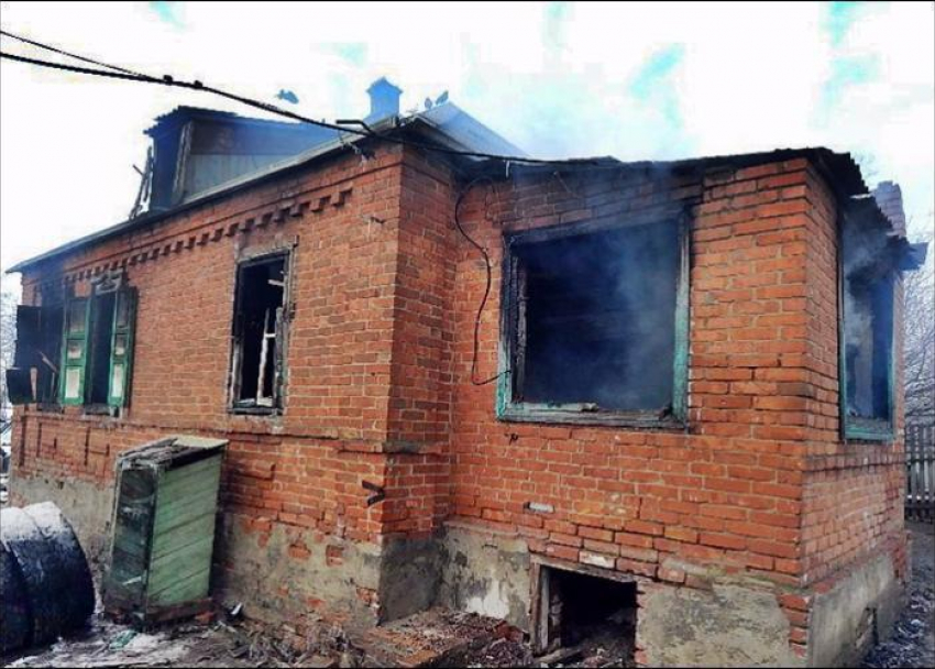 Житель Кубани сжег частный дом в станице