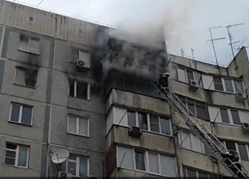 В Краснодаре сгорела квартира в многоэтажном доме