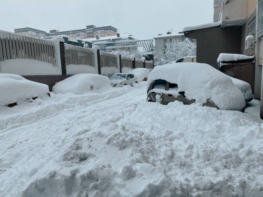В Краснодаре выпало рекордное количество снега за всю историю метеонаблюдений