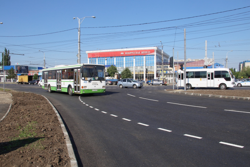 Перекресток улиц Кореновской и Дзержинского в Краснодаре изменили