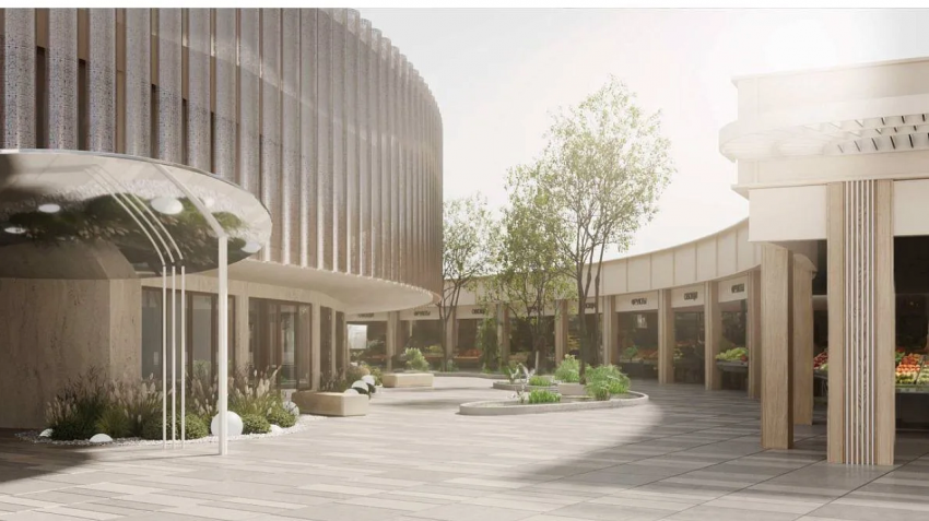 Фудкорты и детская зона: краснодарцам показали, как будет выглядеть после капремонта Сенной рынок 