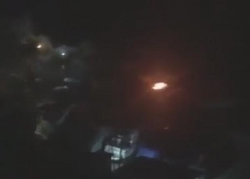 Пожар на яхте в Новороссийске развлек местных жителей 