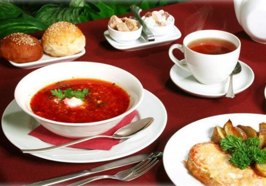 Европейская кухня — основа питания жителей Краснодара
