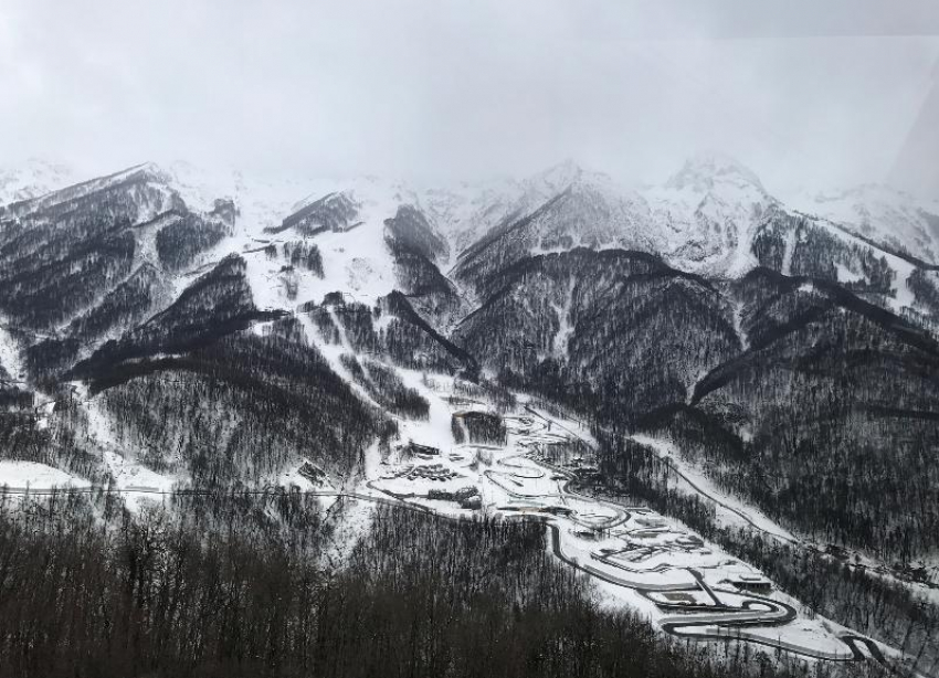 Сентябрьский снег выпал в горах Сочи
