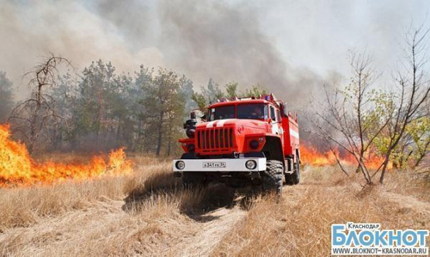 На территории всего Краснодарского края объявлена пожароопасность