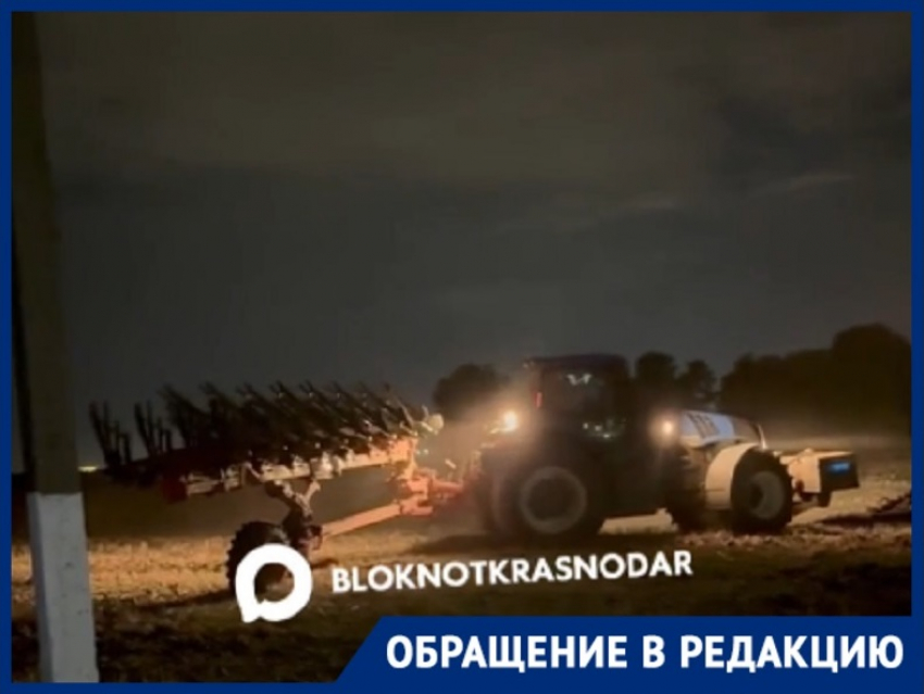 Синий трактор нарушил сон станичников в Краснодаре