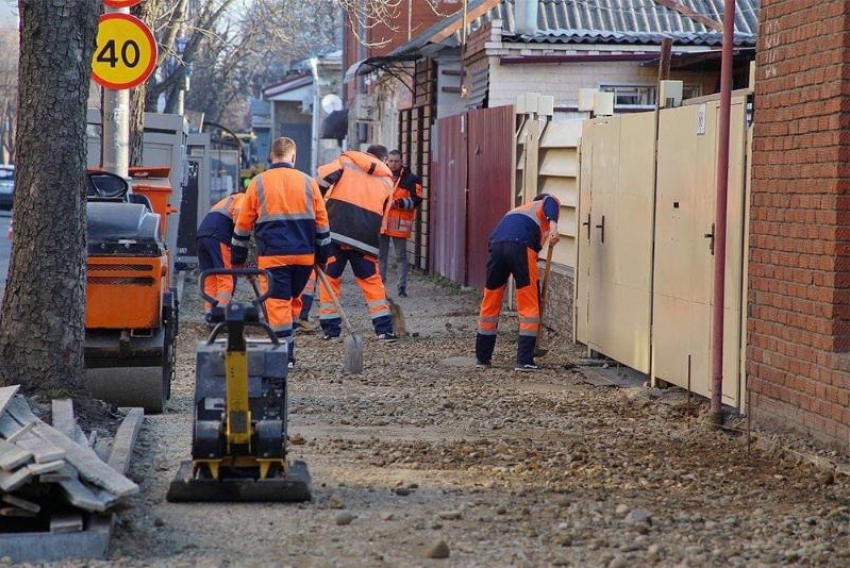 В Краснодаре приступили к ремонту одной из главных улиц