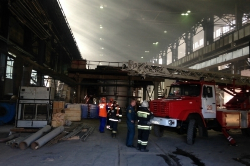 В Армавире горело 400 кв.м. столярного цеха