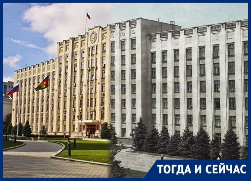 Какую роль сыграл Хрущев в строительстве здания администрации Краснодарского края