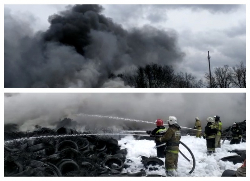 Эксперты МЧС определят уровень загрязнения воздуха после пожара на складе под Краснодаром